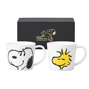 Kaneshotouki "PEANUTS" Snoopy & Wood Stock Mug Pair Mug Smile F...