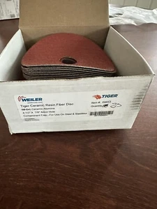 Weiler 69853 4-1/2" x 7/8" 60er Körnung Tiger Keramik RFD STCK 20 - Bild 1 von 4