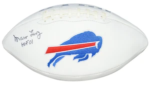 MARV LEVY AUTOGRAPHED SIGNED BUFFALO BILLS WHITE LOGO FOOTBALL JSA W/ HOF 01 - Picture 1 of 1