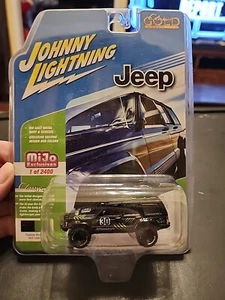 JOHNNY LIGHTNING MiJo Exclusive (1 OF 2400) Black JEEP CHEROKEE XJ  - Picture 1 of 3