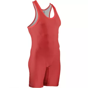 Cliff Keen Relentless Wrestling Singlet - Large - Scarlet - Picture 1 of 1
