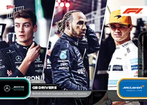 ➠ Pilotos Topps Now Fórmula 1 2022 #8 GB - Russell Lewis Hamilton Lando Norris - Imagen 1 de 2