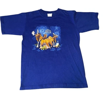 Camiseta De Colección Disney Store Hermano Oso Camiseta Azul Gráfica Película Animada Talla M Foto 1 de 4