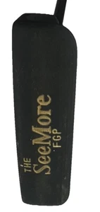 SeeMore FGP Black Center Shafted Blade Putter W/Headcover 33” RH - Picture 1 of 8