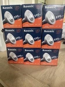 Kosnic LED Light Bulbs x9 JOB LOT QUANTITY New & Boxed 10W E27 LED PAR30 - Picture 1 of 8