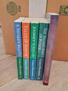 Carlos Castaneda 5 Book Lot | Don Juan Teachings Shamanism Psychedelic Path - Imagen 1 de 16