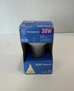 Westinghouse 0430300, 30 Watt, 120 Volt mattierte Glühlampe R20 Glühbirne, 2000 H… - Bild 1 von 6