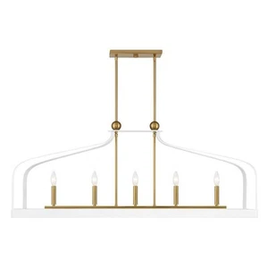 Savoy House 1-7804-5-142 Sheffield - 5 Light Linear Chandelier In Modern - Picture 1 of 4