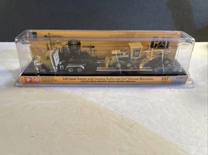 Lowboy mit Grader im Maßstab 1:87 (HO) Neu in Verpackung - Bild 1 von 2