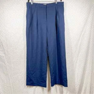 Abercrombie & Fitch Women Trouser Pants Sz 18 NWT Blue Sloane Tailored High Rise - Picture 1 of 8