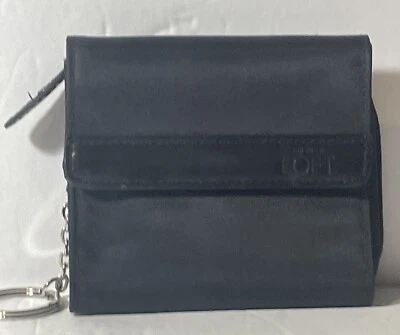 Ann Taylor Loft 钱包黑色 4.25 X 3.75 英寸 — 第 1/4 张图片