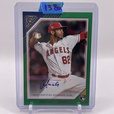 2022 Topps Gallery Oliver Ortega Green Parallel Rookie Card Auto SP#/99