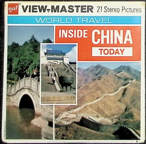 Paquete de 3 carretes Inside China 3d View-Master - 21 imágenes 3d a todo color - Imagen 1 de 3