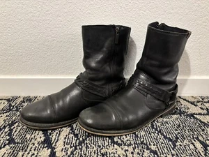 Harley-Davidson Men's 10-inch Constrictor Black Leather Motorcycle Boots Size 11 - Picture 1 of 8