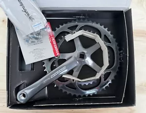 Campagnolo Centaur graphite grey 10v crankset 172.5 39 / 52 NOS NIB - Foto 1 di 3