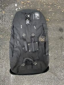 The Original Club Glove The Last Bag Wheeled GOLF TRAVEL BAG Black USA Wheels