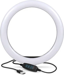 10'' Ring Light 10-inch with Desk Stand, Nature, Live streaming 10" - Picture 1 of 4