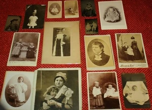 Vintage Late 1800's Photographs & Postcards Lot of 15 Black & White #1 - Picture 1 of 6