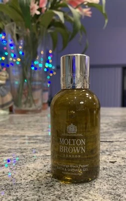 Molton Brown Re-charge Recharge BLACK PEPPER Bath & Shower Gel BODY WASH 100ml
