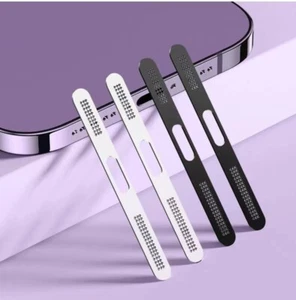 2x Staubschutz Silber Lautsprecher für iPhone Mini 11 12 13 14 15 16 Pro Max - Zdjęcie 1 z 4