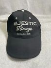 Majestic Mirage Punta Cana Men's Adjustable Baseball Cap Hat Black