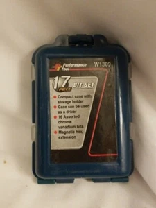 Performance Tool 17 Piece Bit Set - W1309 - Picture 1 of 5