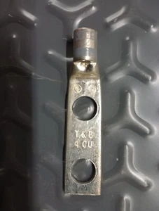T & B 4CU 3/8 X 1" COMPRESSION LUG W/ Inspection Window - Picture 1 of 2