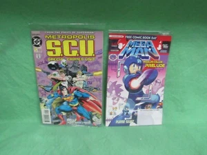 Gemischtes Comics Konvolut 2 Comics Metropolis SCU Mega Man FCBD M91 - Bild 1 von 2