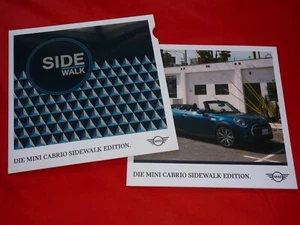 MINI Cabrio F57 "Sidewalk Edition" modelo especial folleto Depliant 2020 - Imagen 1 de 1