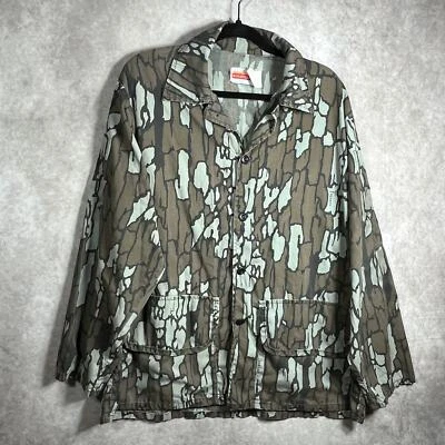 Winchester Shirt Jacket Mens L Brown Camouflage Button Hunting Fishing Shacket - Image 1 of 4