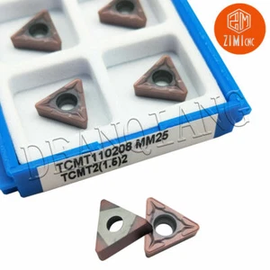 TCMT16T304 08 TCMT110204 MM25 CNC Lathe Boring bar Indexable carbide inserts - Picture 1 of 16