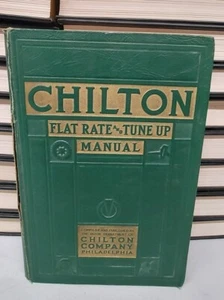 Vintage 1939 Chilton Company Auto Repair Manual Flat Rate and Tune Up - Imagen 1 de 7