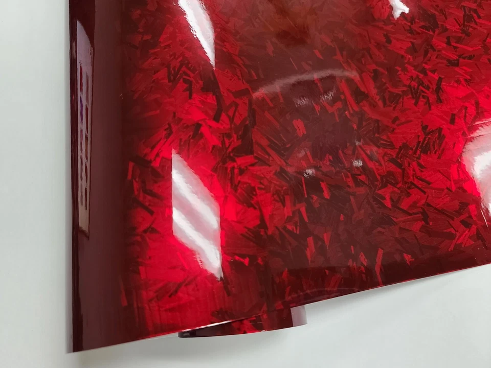 Forged Carbon Fiber Laptop Skin Notebook PC Tower Universal Vinyl Wrap Sticker - Image 1 of 1