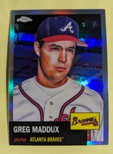 #64 GREG MADDUX 2022 Topps Chrome Platinum REFRACTOR BRAVES