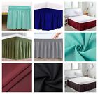 1 PC Wrap Around Bed Skirt 1000 TC Best Quality Egyptian Cotton Color & US Sizes