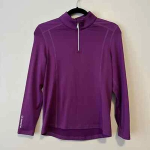 Sunice XLarge Purple Quarter Zip Long Sleeve Pullover - Picture 1 of 4