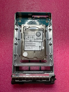 Dell 300GB 15K SAS 6Gbps 2.5" SFF HDD w/3.5" Tray HV1TD 0HV1TD Tested - Picture 1 of 3