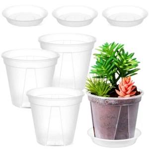 4 Pcs Root Control Pot Planter Flower Pots Planters For Indoor Plants - Picture 1 of 11