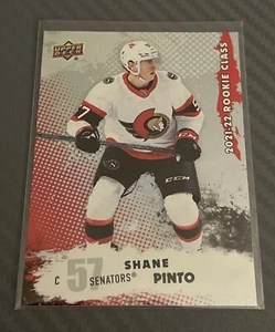 2021-22 Upper Deck Rookie Class #RC-12 Shane Pinto Ottawa Senators - Picture 1 of 2