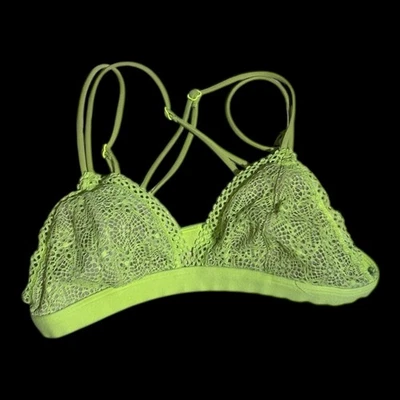 Sujetador VICTORIA’S SECRET Pequeño Bralette Luz Neón Sin Almohadillas Foto 1 de 3