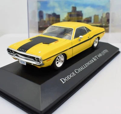 Modellini auto americane scala 1:43 DODGE CHALLENGER RT 440 ixo diecast edicola - Immagine 1 di 4