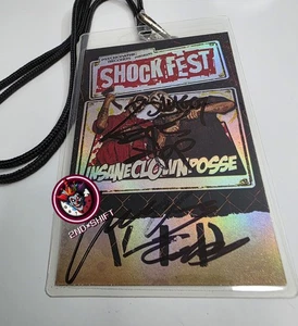 Icp Shock Fest Vip Pass SIGNIERT Juggalo Tour handsigniert  - Bild 1 von 2