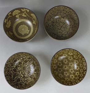 Sousaku Sound Collection Rice Noodle 5" Bowls 4 Japan Retired - Picture 1 of 10