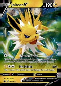 Jolteon V Promo SWSH: Sword & Shield Promo Cards SWSH151 Near Mint Pokémon TCG - Picture 1 of 2