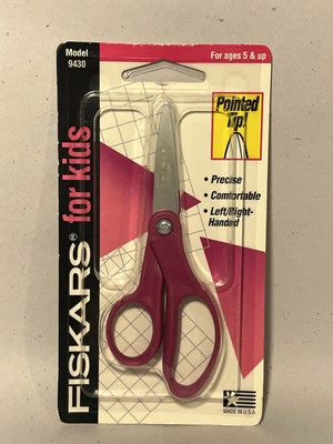 Fiskars for Kids Scissors 9430 Pointed Tip Pink Handles - Image 1 of 4