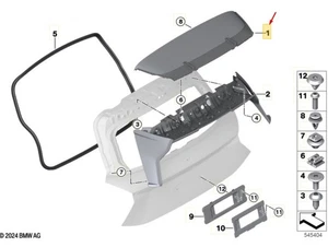 MINI COOPER J01 Rear Upper Section Spoiler 51625B42134 NEW GENUINE - Picture 1 of 2