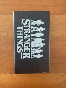 Stranger Things Pop Up Wallet Brown Leather Credit Card Holder and Cash Aluminum - Picture 1 of 6