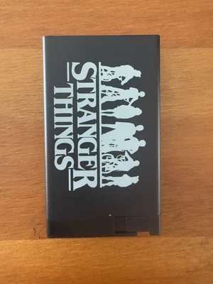 Stranger Things Pop Up Wallet Brown Leather Credit Card Holder and Cash Aluminum - Image 1 of 4