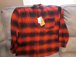 NWT Stillwater Supply Co. Classic Red/Black Plaid Flannel Shirt XL - Picture 1 of 8