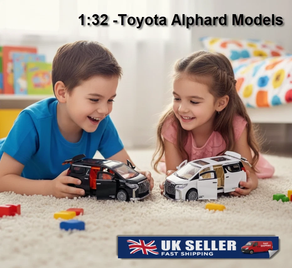 1/32 Toyota Alphard MPV VAN Alloy Children Model Car Diecast Toy Vehicle Sound — 第 1/4 张图片